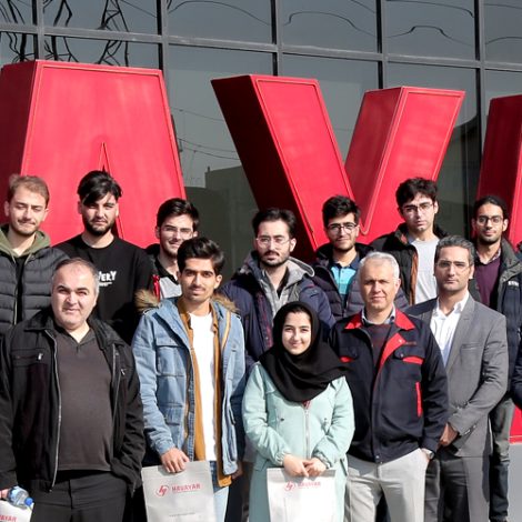 بازدید دانشجویان دانشکده مکانیک دانشگاه خواجه نصیرالدین طوسی از کارخانه هوایار