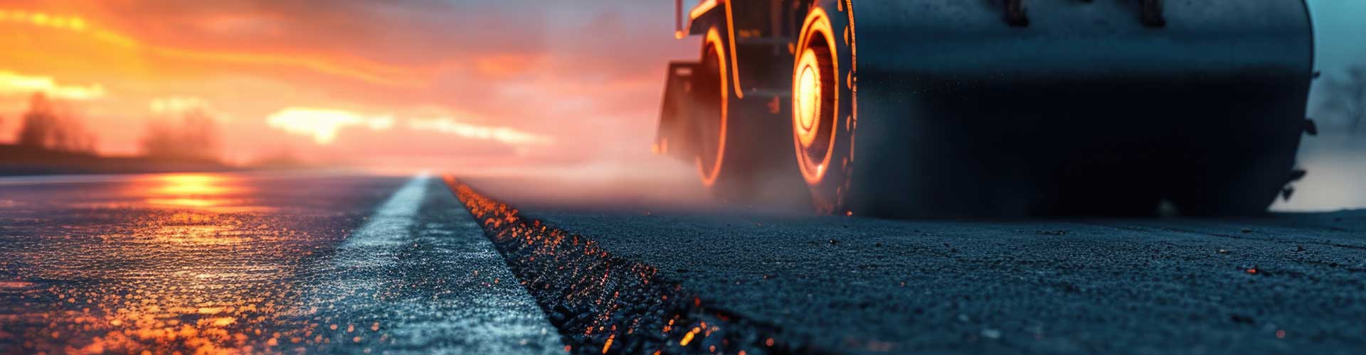 Compressor application in the bitumen and asphalt in