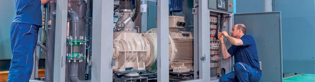 The effect of compressor oil tank capacity on oil change time