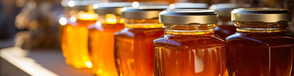 Application of compressor in honey production and packaging line