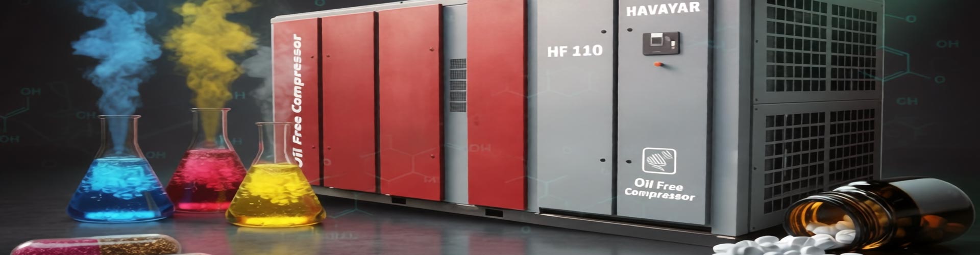 "The Role of Oil-Free Screw Compressors in Ensuring the Quality and Safety of Injectable and Pharmaceutical Production"