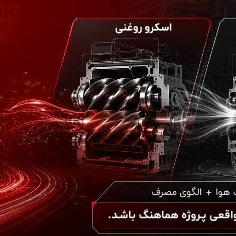 انتخاب کمپرسور هوای مناسب برای صنعت شما؛ تصمیمی مؤثر بر بهره‌وری و پایداری تولید